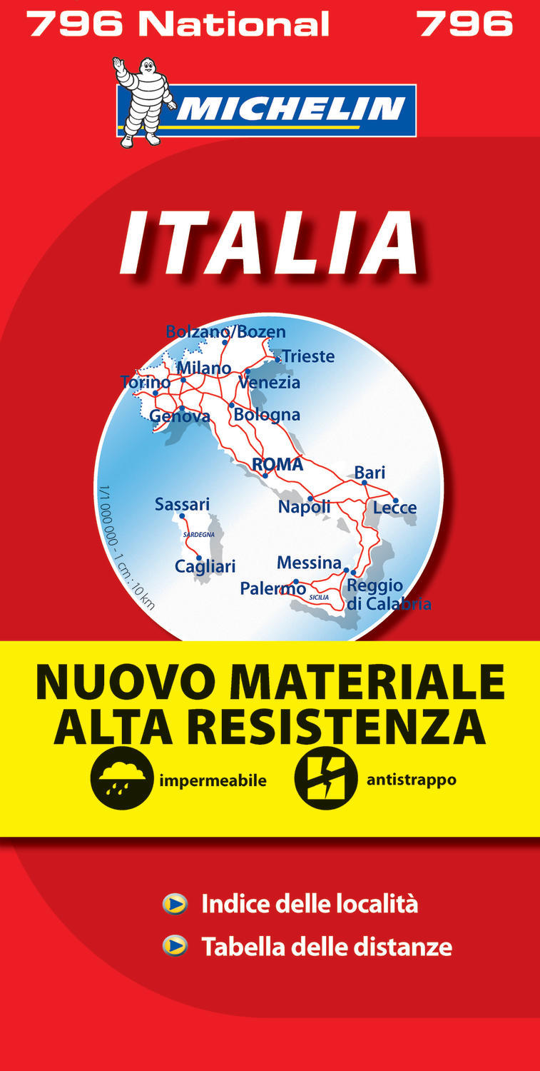 Carte Nationale Italia / Italie (Alta resistenza / Indéchirable)