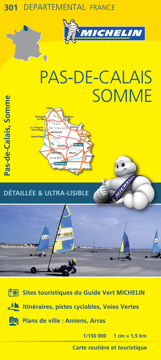 Carte Départementale Pas-de-Calais, Somme