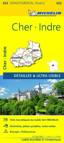 Carte Départementale Cher, Indre