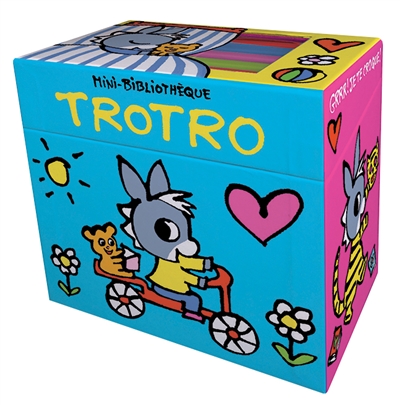 Mini-Bibliothèque Trotro - Coffret de 6 histoires Trotro rigolotes
