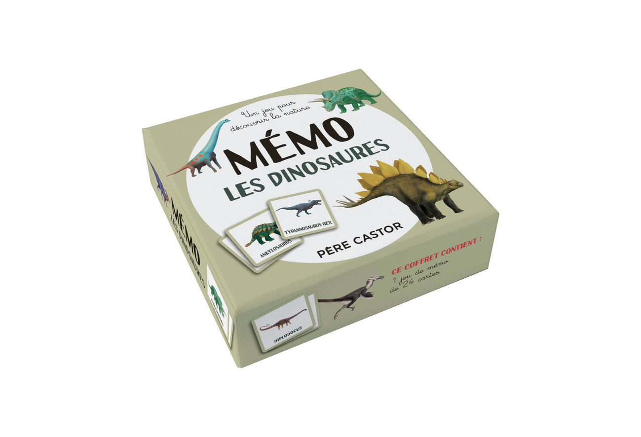 Mémo des dinosaures - Un jeu pour les petites mains