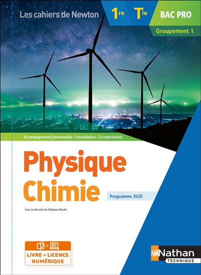 Physique chimie 1re, terminale bac pro, groupement 1: nouveaux programmes, réforme de la voie professionnelle