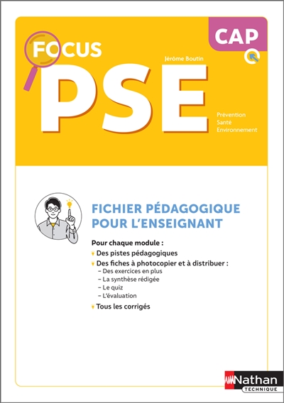 Prévention Santé Environnement - CAP - Coll. Focus PSE - Ed. 2026 - livre du professeur
