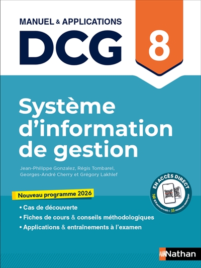 Système d'information de gestion, DCG 8: manuel & applications: nouveau programme 2026