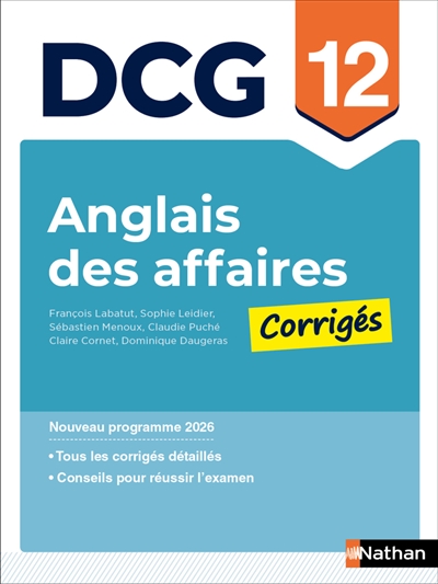 Anglais appliqué aux affaires - DCG - Épreuve 12 - Corrigés applications