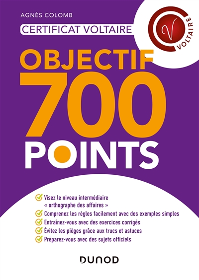 Certificat Voltaire: objectif 700 points