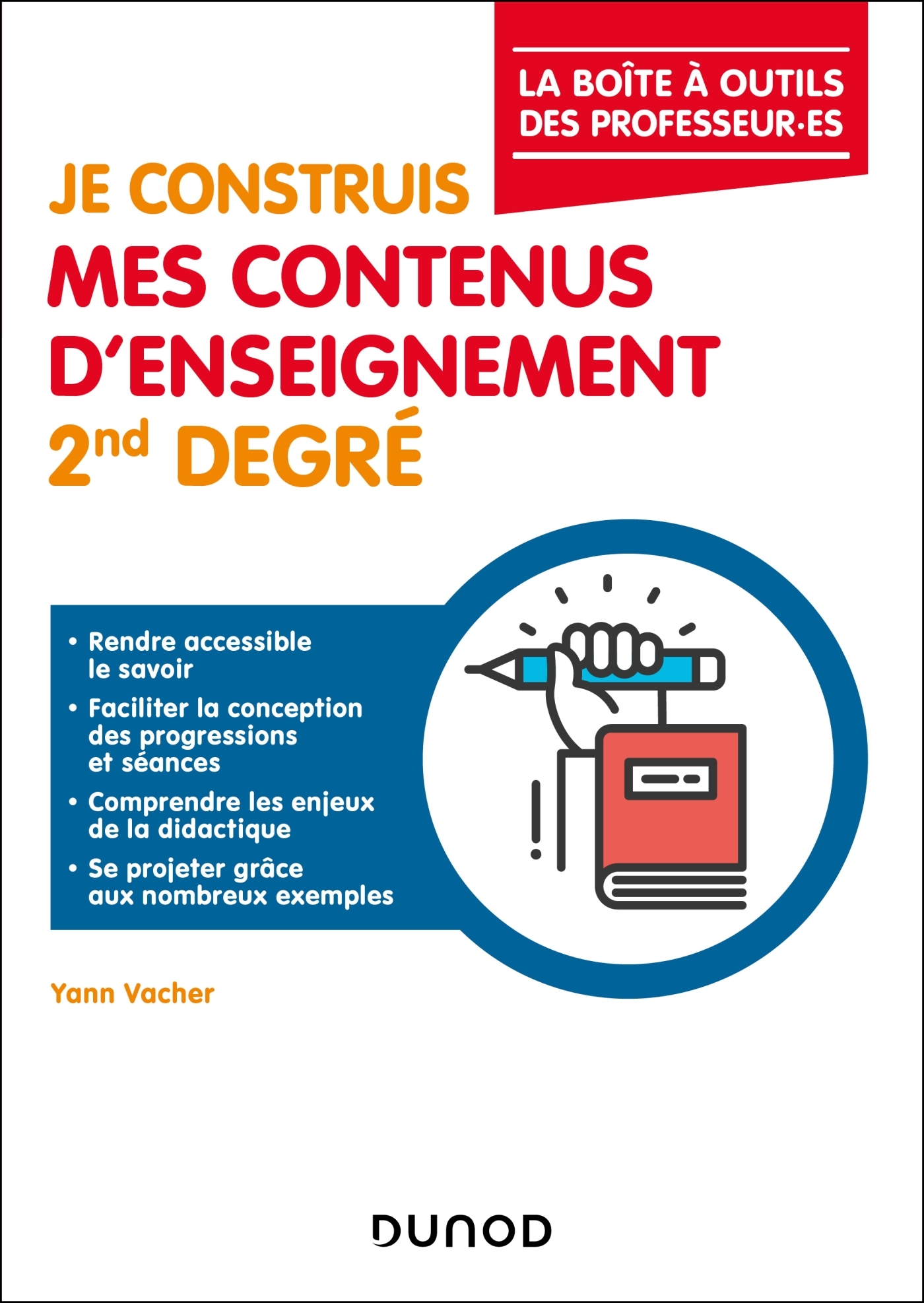 Je construis mes contenus d'enseignement 2nd degré - La boîte à outils des professeur.es