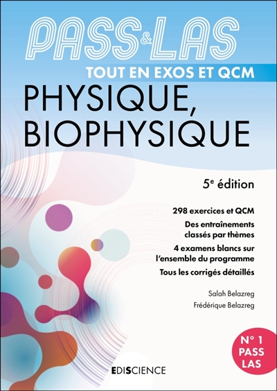 PASS & LAS Tout en QCM - Physique, Biophysique - 5e éd. - PASS et L.AS