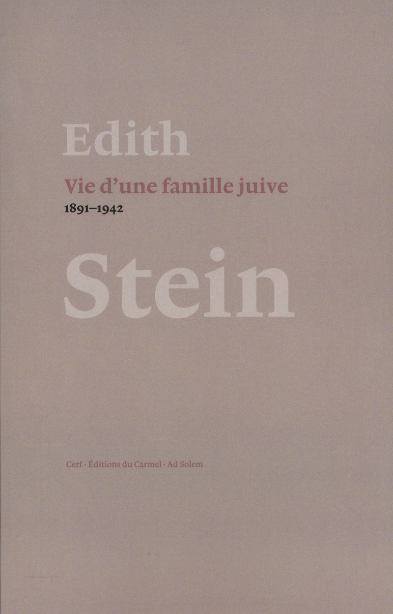 Vie d'une famille juive: 1891-1942