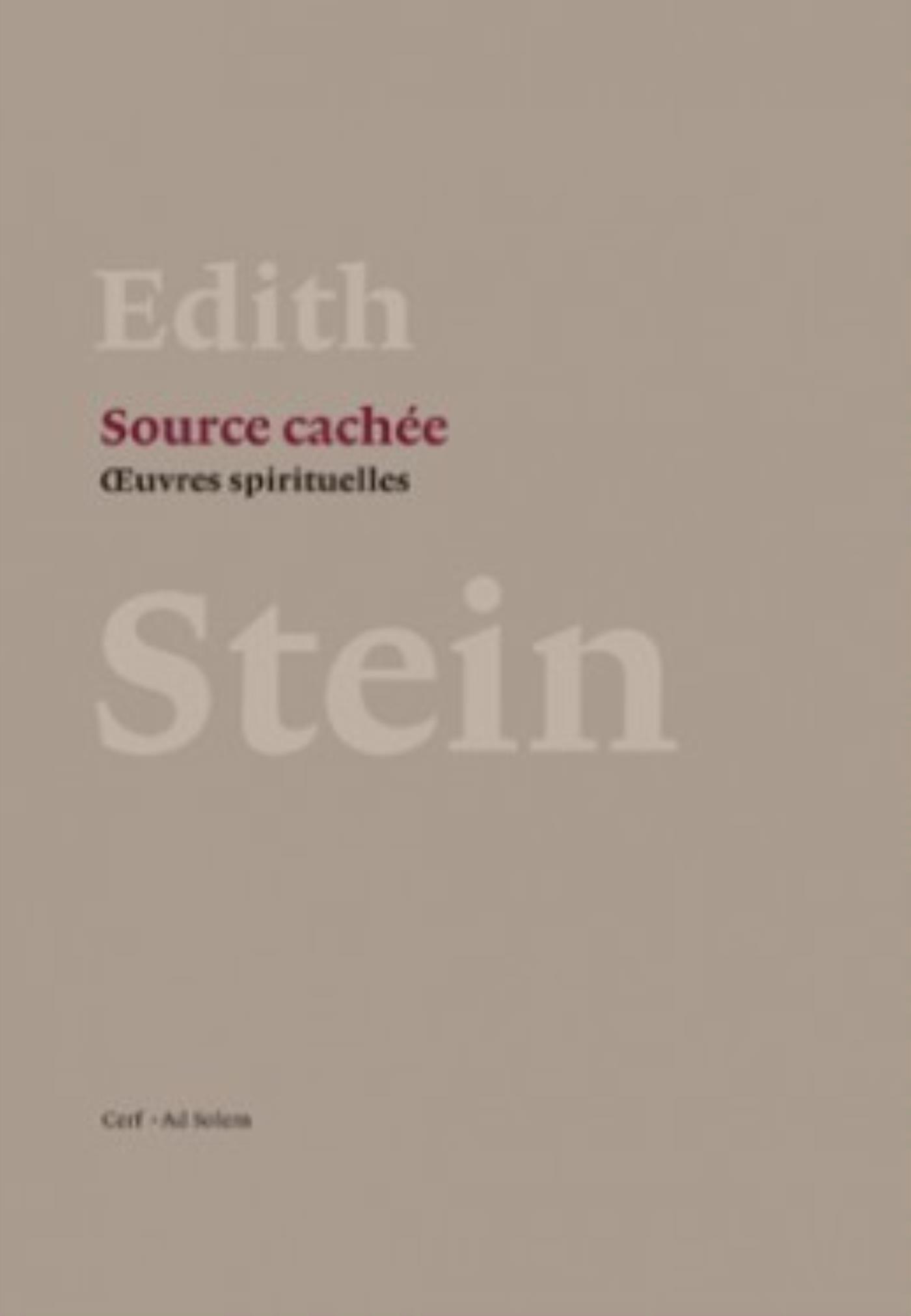 Source cachée: oeuvres spirituelles