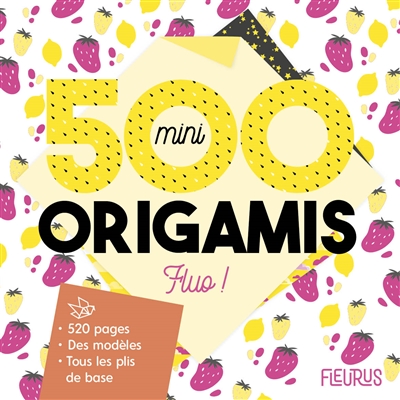 500 mini origamis fluo!