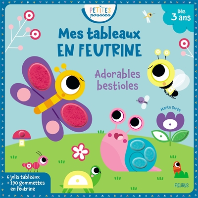 Mes tableaux en feutrine: adorables bestioles