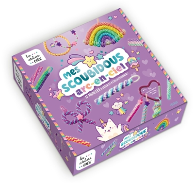 Mes scoubidous arc-en-ciel: 17 modèles à créer et à collectionner!