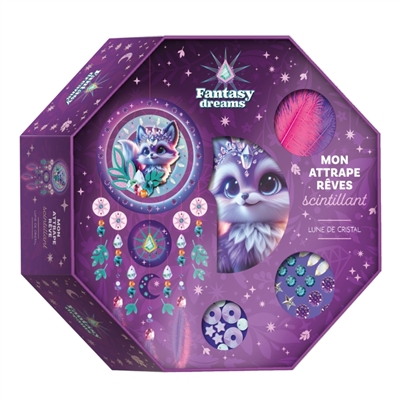 Mon attrape-rêves scintillant. Lune de cristal (coffret)