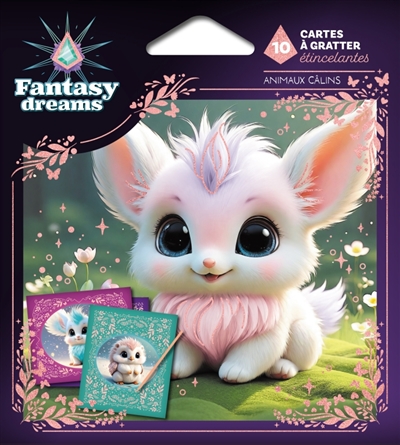 Animaux câlins: 10 cartes à gratter étincelantes