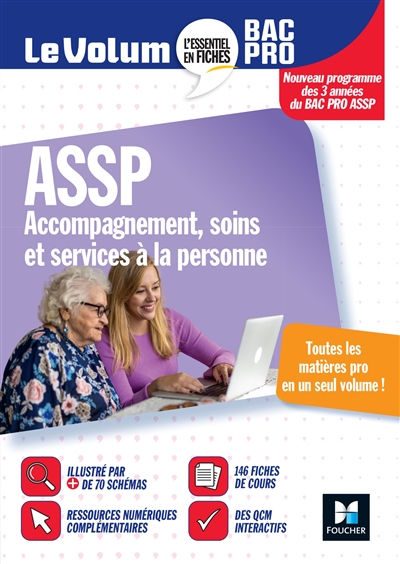 ASSP, accompagnement, soins et services à la personne: nouveau programme des 3 années du bac pro ASSP
