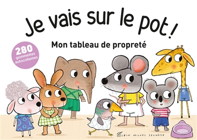 Je vais sur le pot! Mon tableau de propreté - Petite Souris