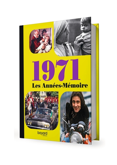Les Années-Mémoire volume 1971 - Beau livre grand format. Idée cadeau originale: livre anniversaire-176 pages. +300 photos d'époque.