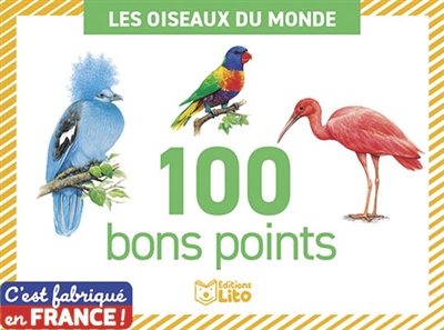 100 bons points oiseaux du mon