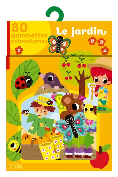 Le jardin: 80 gommettes autocollantes