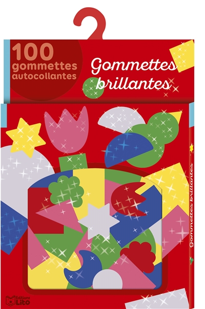 Gommettes brillantes: 100 gommettes autocollantes