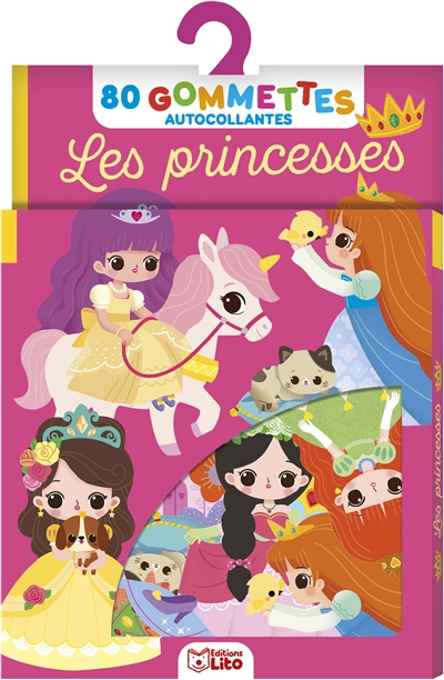 Les princesses: 80 gommettes autocollantes