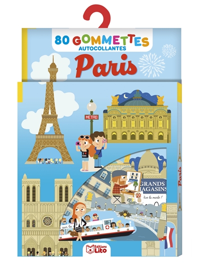 Paris: 80 gommettes autocollantes