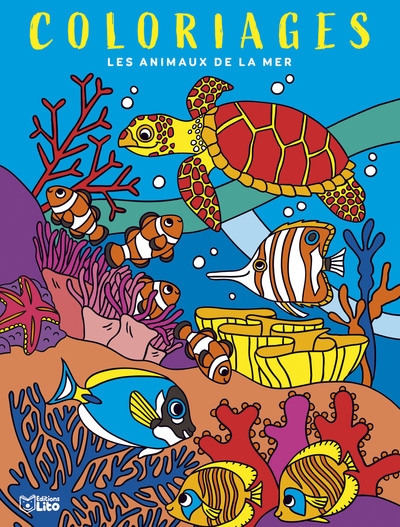 Les animaux de la mer: coloriages