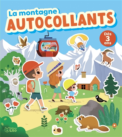 La montagne: autocollants, dès 3 ans