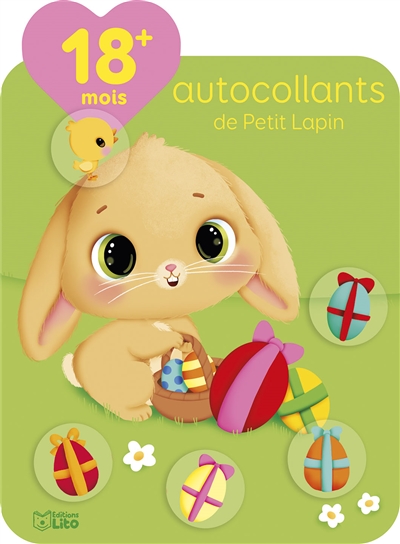 Autocollants de Petit Lapin: 18 mois +