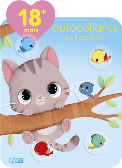 Autocollants de Petit Chat: 18 mois +