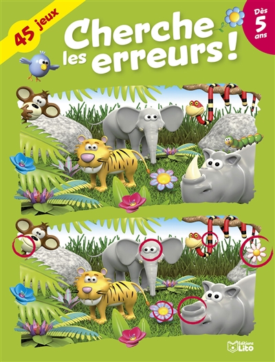 Cherche les erreurs!: 45 jeux