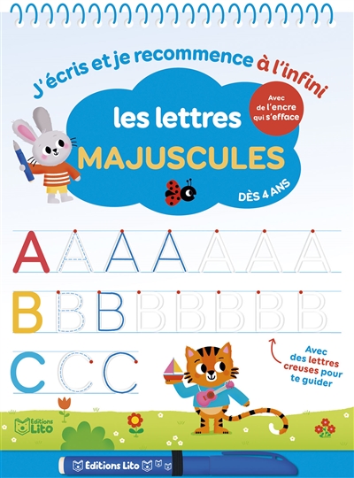 Les lettres majuscules: dès 4 ans