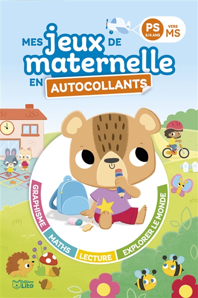 Mes jeux de maternelle en autocollants: PS vers MS, 3-4 ans