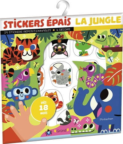 Stickers épais: La jungle
