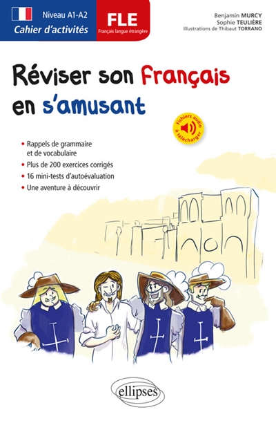 Réviser son français en s'amusant: FLE français langue étrangère, niveau A1-A2: cahier d'activités