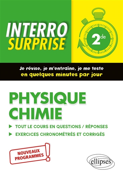 Physique chimie - 2de - Nouveaux programmes