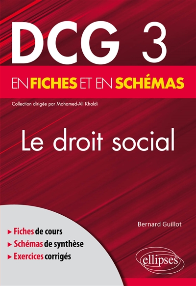 Le droit social: DCG 3 en fiches et en schémas
