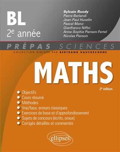 Mathématiques - BL 2e année