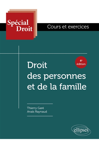 Droit des personnes et de la famille: cours et exercices