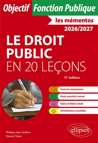 Le droit public en 20 leçons: 2026-2027