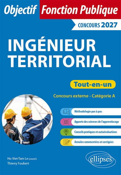 Ingénieur territorial: concours externe, catégorie A: concours 2027