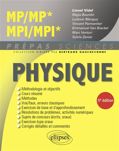Physique MP, MP*, MPI, MPI*