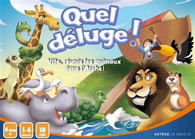 Quel déluge!: vite, réunis les animaux dans l'arche!