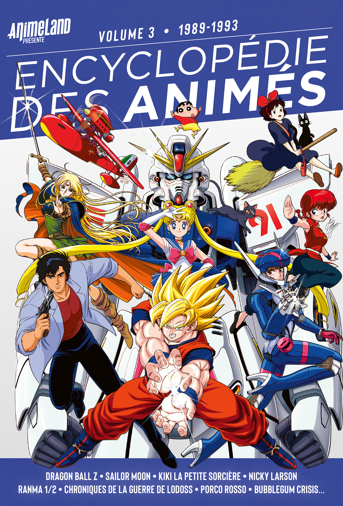 Encyclopédie des animés. Vol. 3. 1989-1993: Dragon ball Z, Sailor moon, Kiki la petite sorcière, Nicky Larson, Ranma 1-2, Chroniques de la guerre de Lodoss, Porco rosso, Bubblegum crisis...