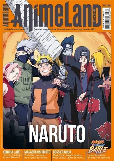 Anime land: le magazine français de l'animation, n° 255. Naruto