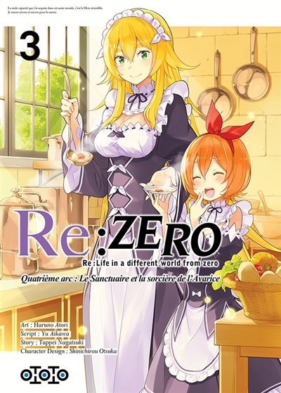 Re:Zero: Re:Life in a different world from zero: quatrième arc, le sanctuaire et la sorcière de l'avarice. Vol. 3