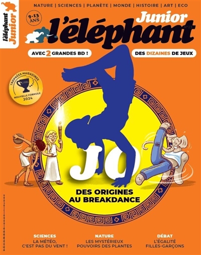 L'Eléphant junior, n° 23. JO: des origines au breakdance