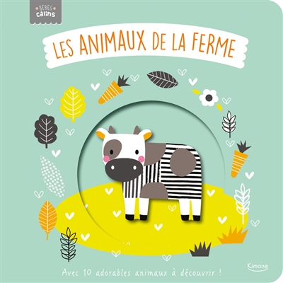 Les animaux de la ferme: avec 10 adorables animaux à découvrir!