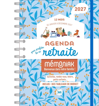 Agenda pour profiter de sa retraite 2027: 12 mois, de janvier à décembre 2027